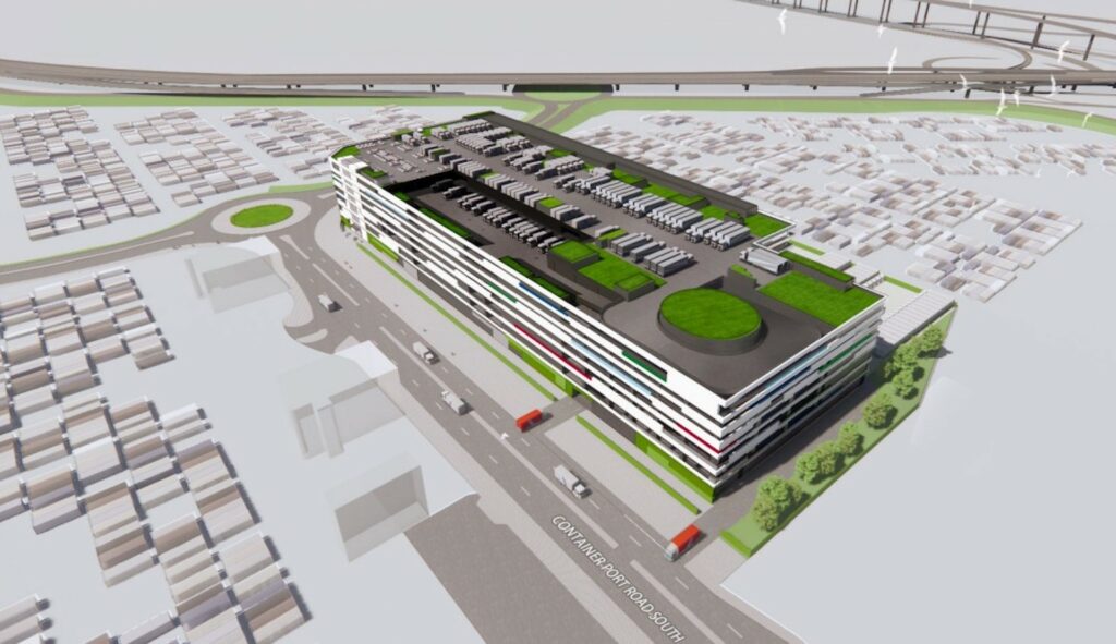 Logistics Center, Greening