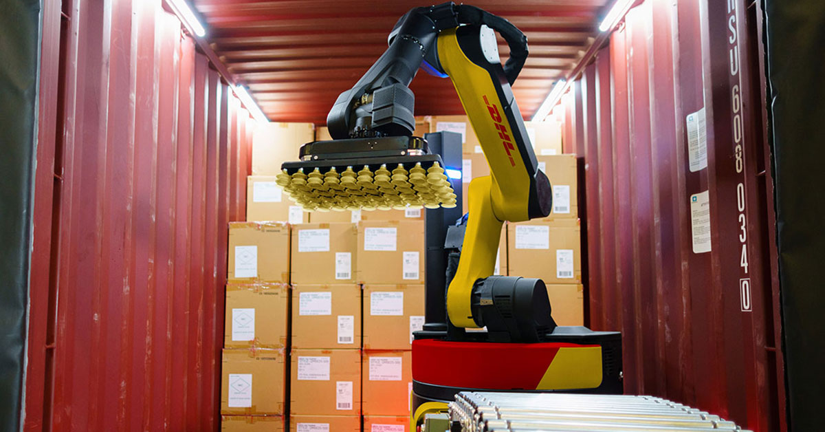 Unloading DHL Robot